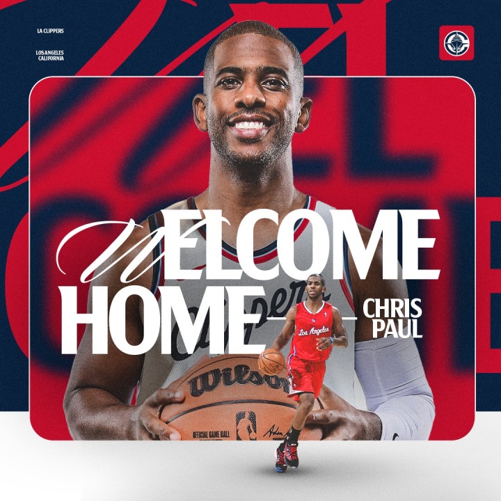保羅以360萬美元加盟快船回歸故地 ESPN給予球隊A等級評價